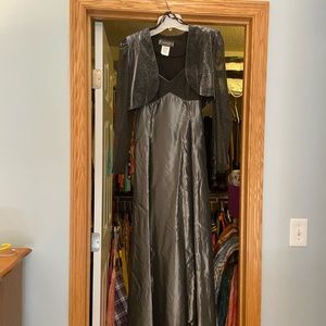Full length dress with matching jacket